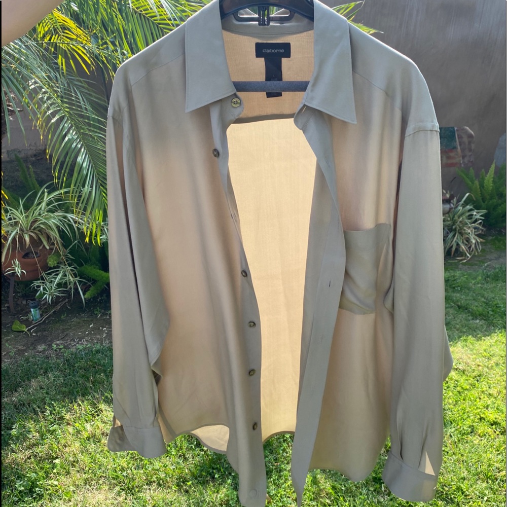 Silk Button Up